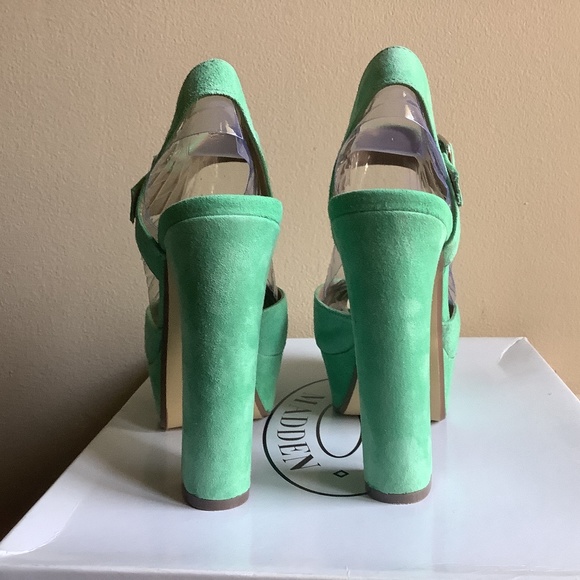 Steve Madden Womens Jillyy Mint Green 7 - Picture 4 of 8